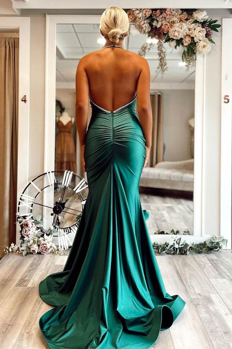 dressimeDressime Gorgeous Mermaid Spaghetti Straps Trumpet Long Prom Dress 